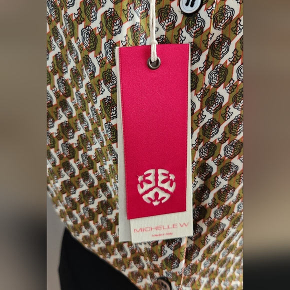 MICHELLE WINDHEUSER Mixed fabric dress in size 6 - Picture 9 of 16